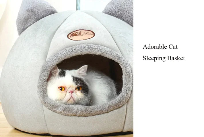 CozyNest Large Winter Cat Bed