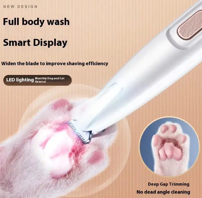 Pet Paw Trimmer w/LED Light