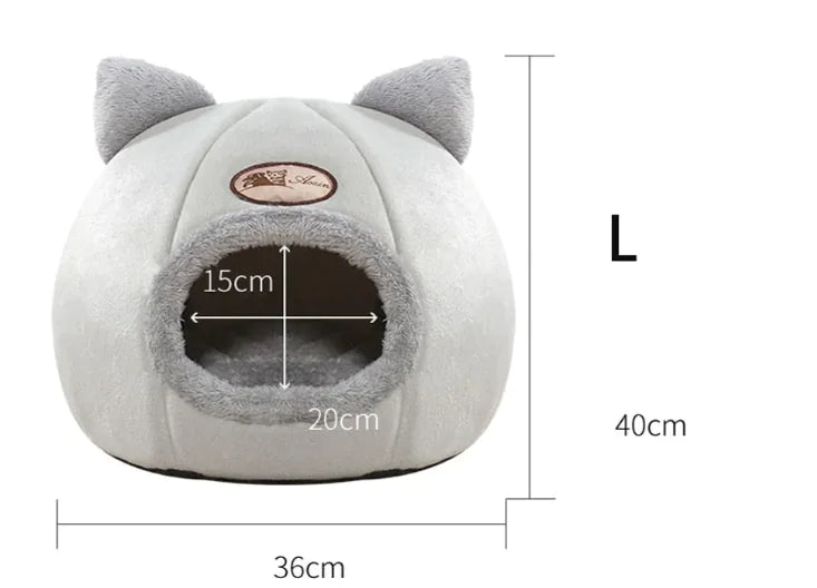 CozyNest Large Winter Cat Bed